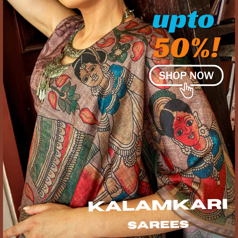 Digital Printed Kalamkari
