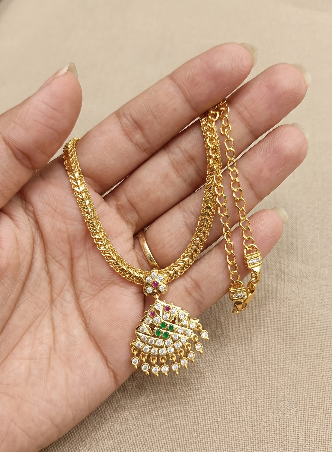 Classic South Indian Attigai Necklace