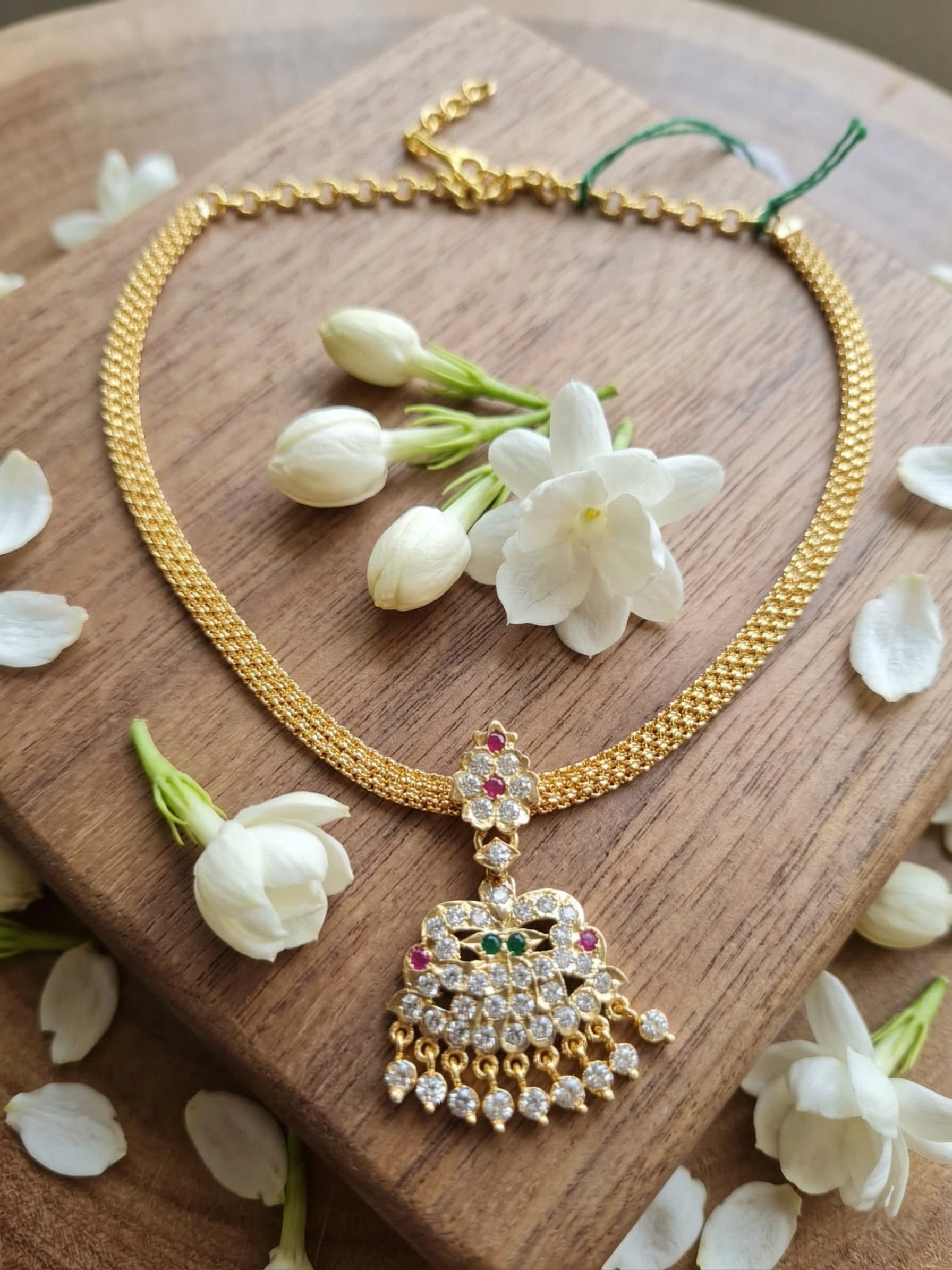 Vintage style panchaloham Attigai neck choker
