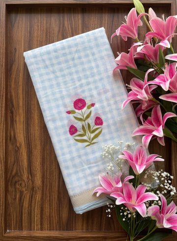 Neelakash Chirala Floral Printed Soft Cotton Saree