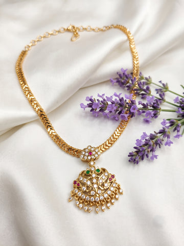Classic South Indian Attigai Necklace