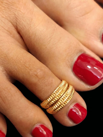 Panchaloham Toe rings