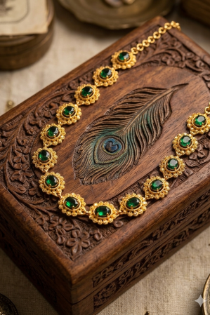 Vintage style panchaloham Necklace