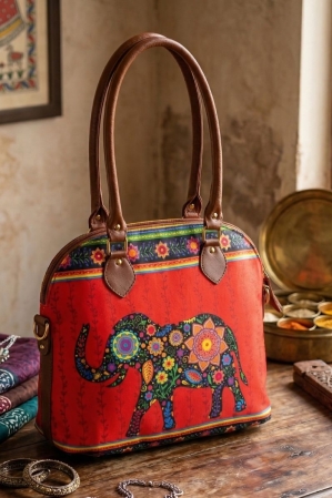 Elephant digital printed Tote bag